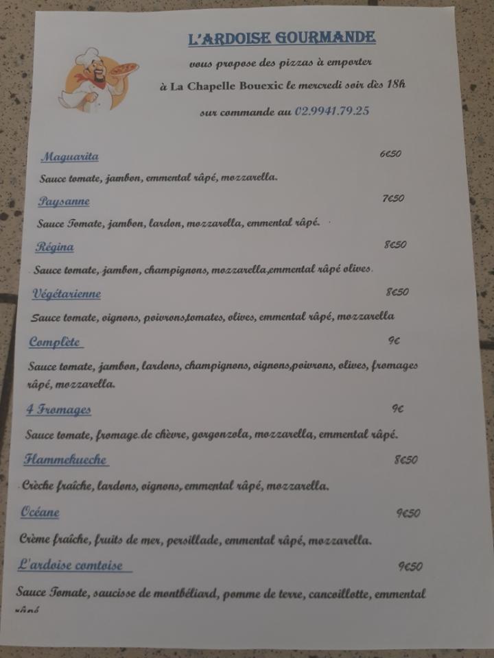 L'Ardoise Gourmande (l'AG) - Menu Image 1